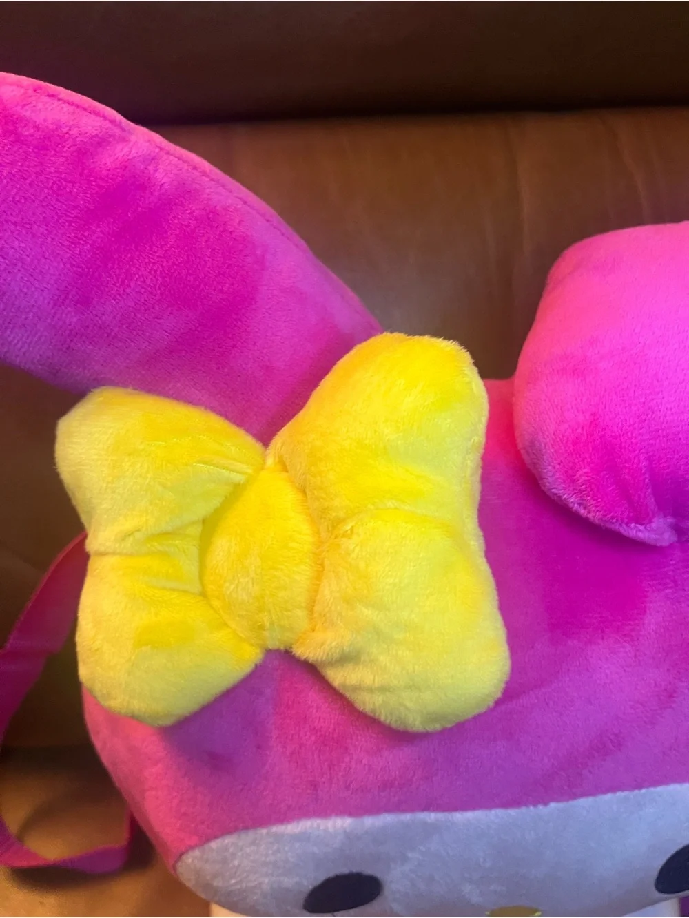 Sanrio Hello Kitty & Friends My Melody Pink & Yellow Bow Plush Backpack NEW NWT